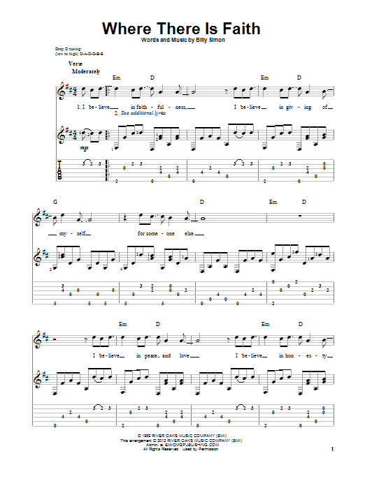 Download 4Him Where There Is Faith Sheet Music