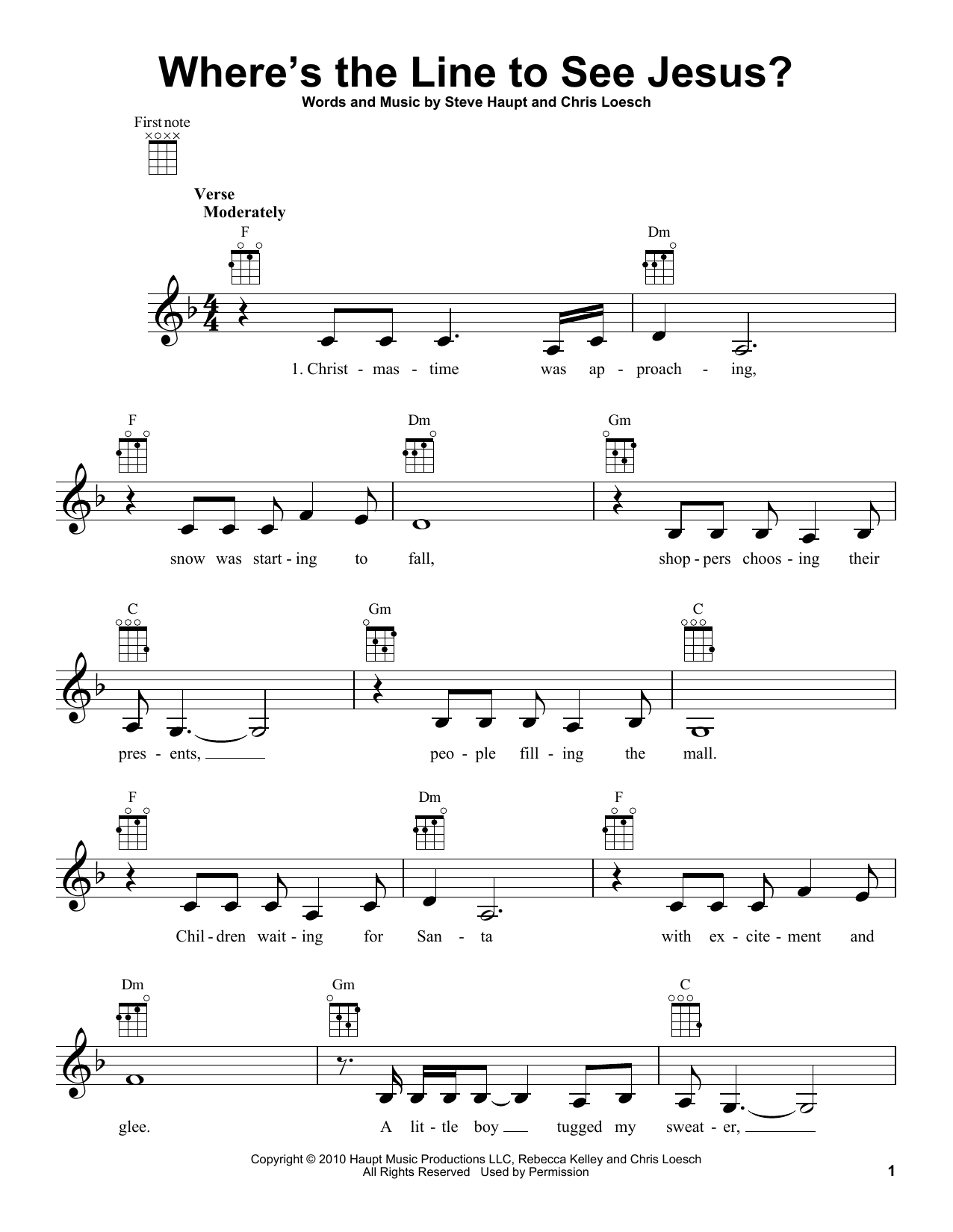 Download Becky Kelley Where's The Line To See Jesus? Sheet Music