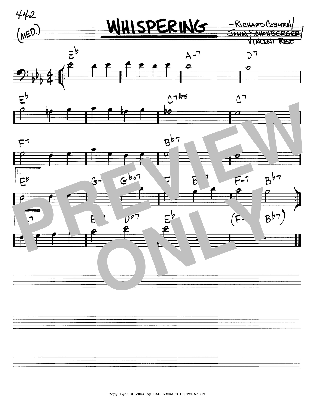 Download Richard Coburn Whispering Sheet Music