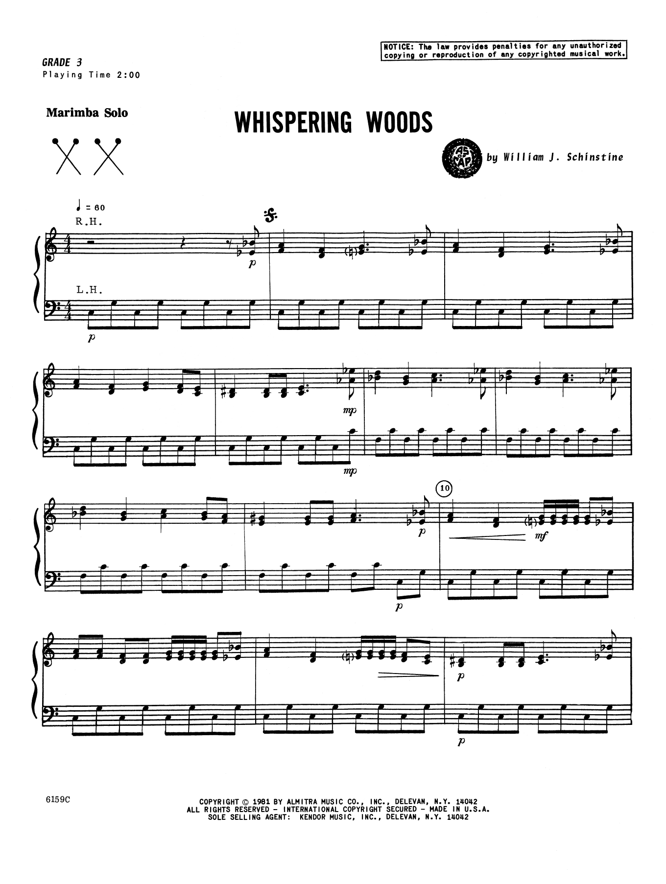 Download William Schinstine Whispering Woods Sheet Music