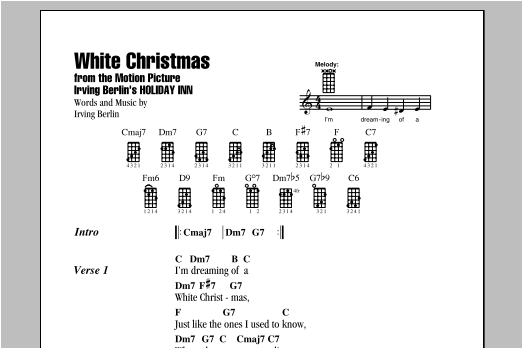 Download Irving Berlin White Christmas Sheet Music