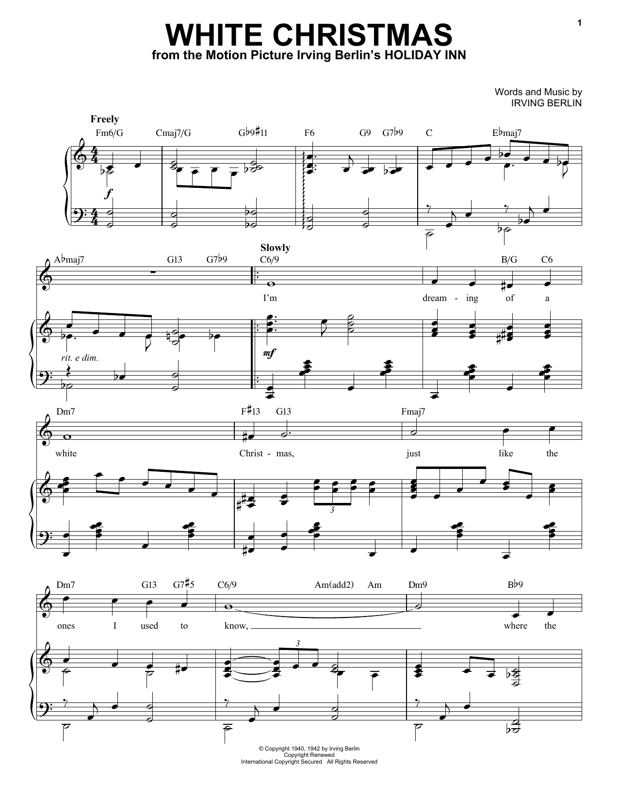 Download Irving Berlin White Christmas [Jazz Version] (arr. Br Sheet Music