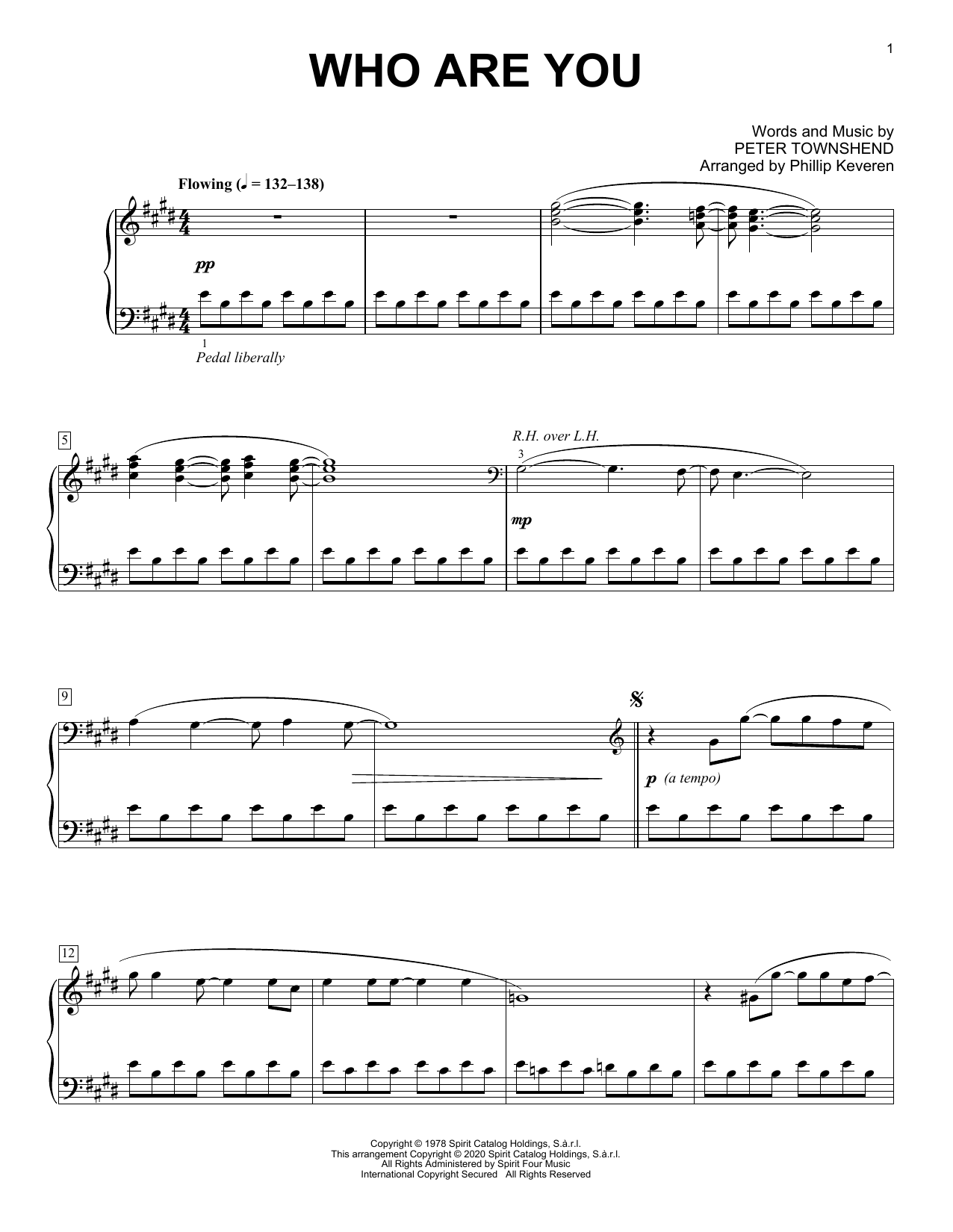 Download The Who Who Are You [Classical version] (arr. P Sheet Music
