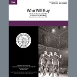 Download or print Who Will Buy (from Oliver!) (arr. Dave Briner) Sheet Music Printable PDF 5-page score for Broadway / arranged TTBB Choir SKU: 475308.