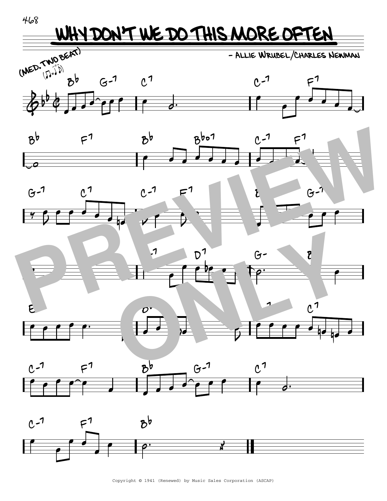 Download Charles Newman Why Don't We Do This More Often Sheet Music