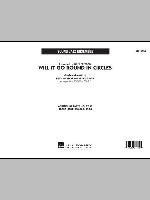Download Roger Holmes Will It Go Round in Circles? - Full Sco Sheet Music
