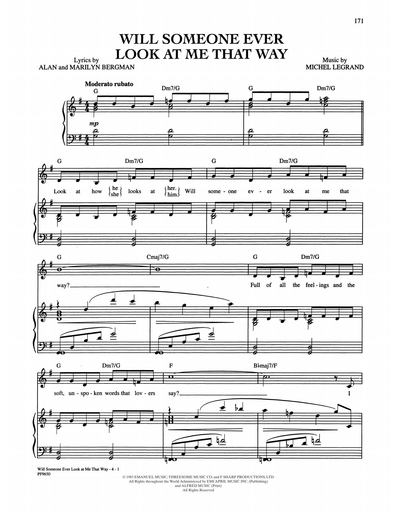 Download Barbra Streisand Will Someone Ever Look At Me That Way? Sheet Music