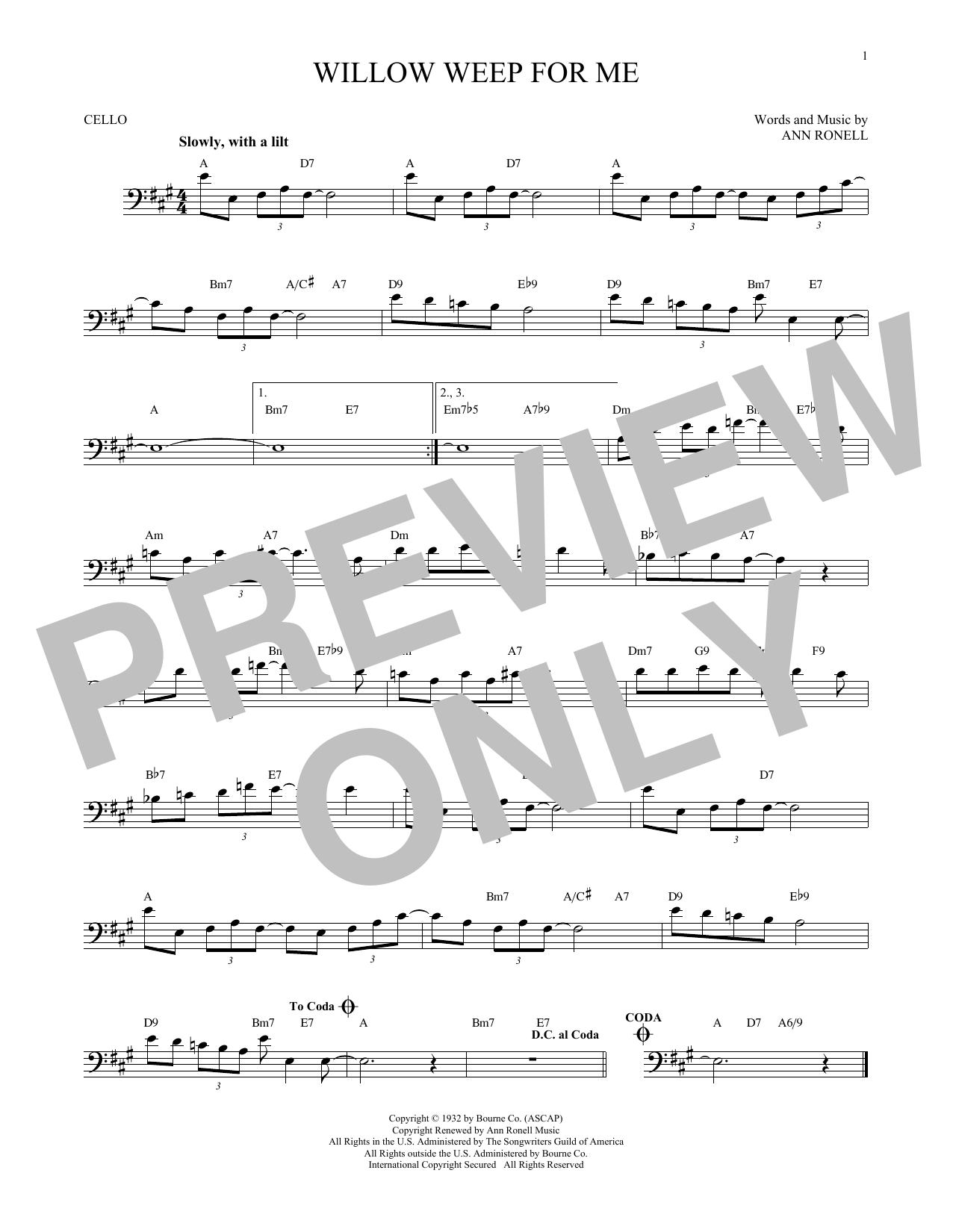 Download Chad & Jeremy Willow Weep For Me Sheet Music