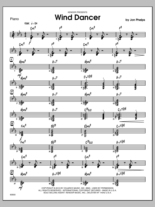 Download Phelps Wind Dancer - Piano Sheet Music