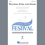 Download or print Winter, Fire And Snow Sheet Music Printable PDF 10-page score for Christmas / arranged SATB Choir SKU: 284132.