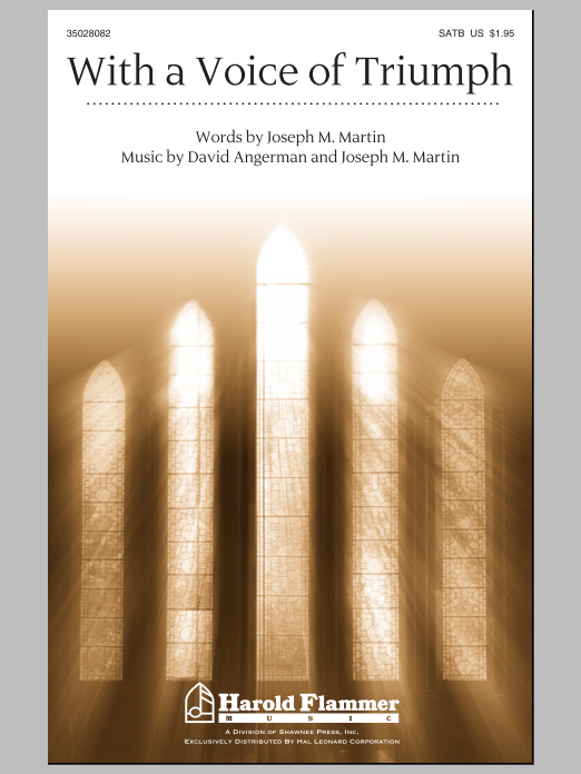 Download Joseph M. Martin With A Voice Of Triumph Sheet Music