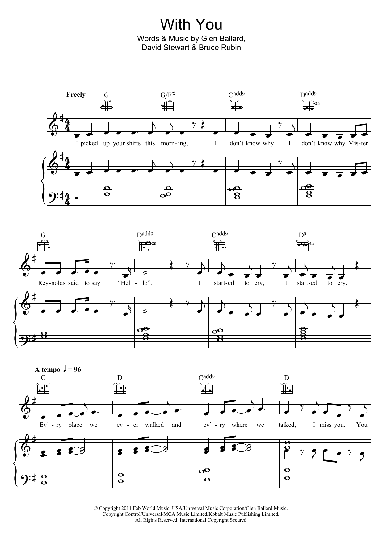 Download Ghost (Musical) With You Sheet Music