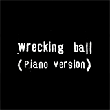 Download or print Wrecking Ball (Solo Piano Version) (arr. Stephan Moccio) Sheet Music Printable PDF 4-page score for Pop / arranged Piano Solo SKU: 482093.