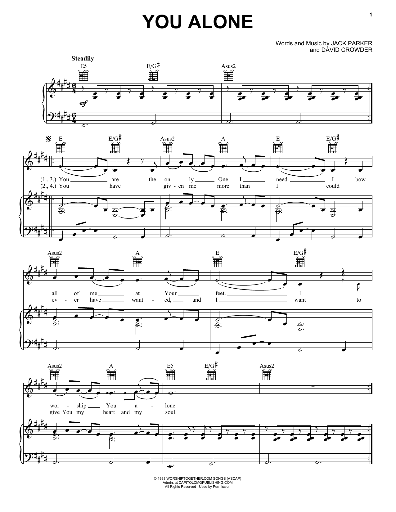Download Passion You Alone Sheet Music