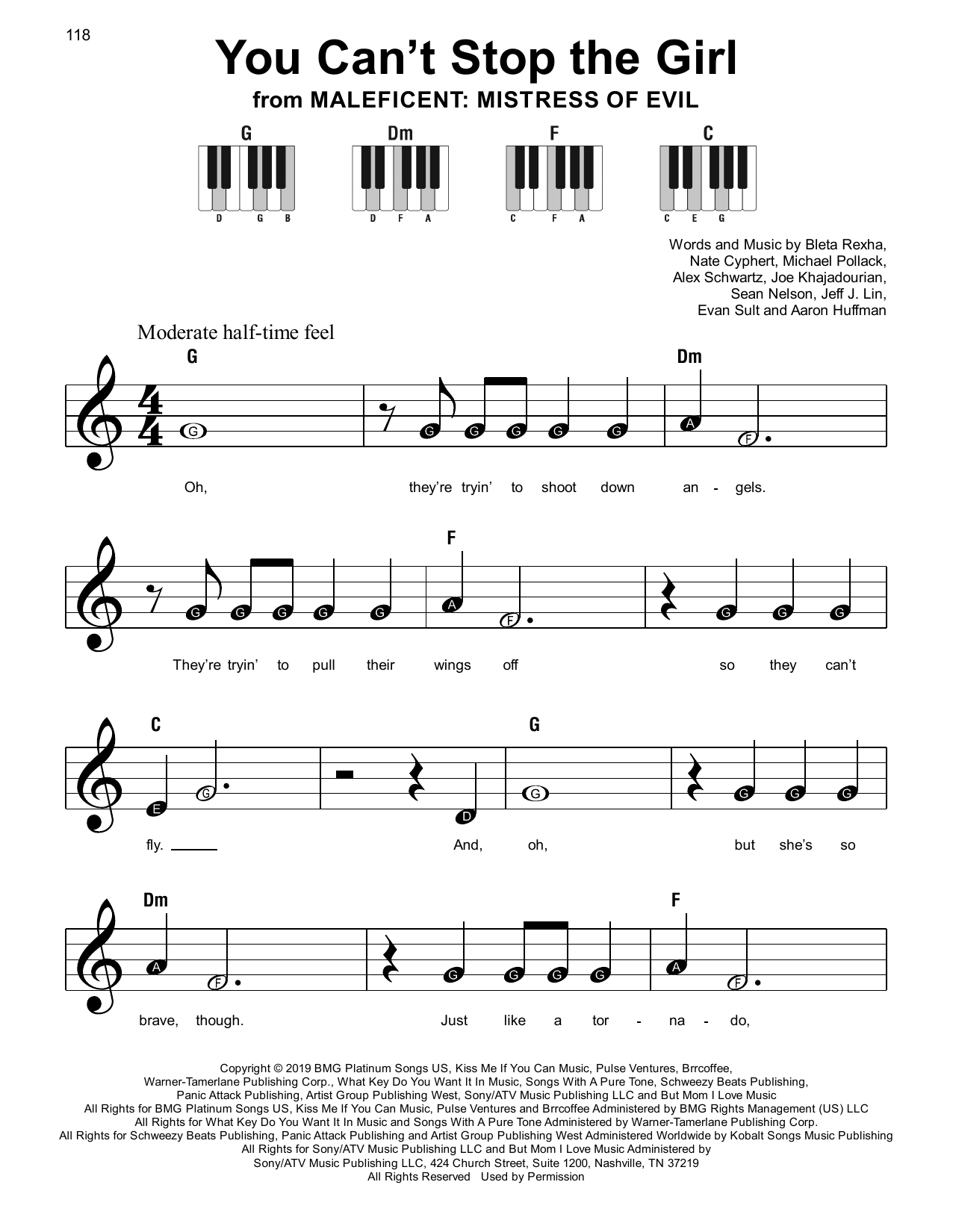 Download Bebe Rexha You Can't Stop The Girl Sheet Music