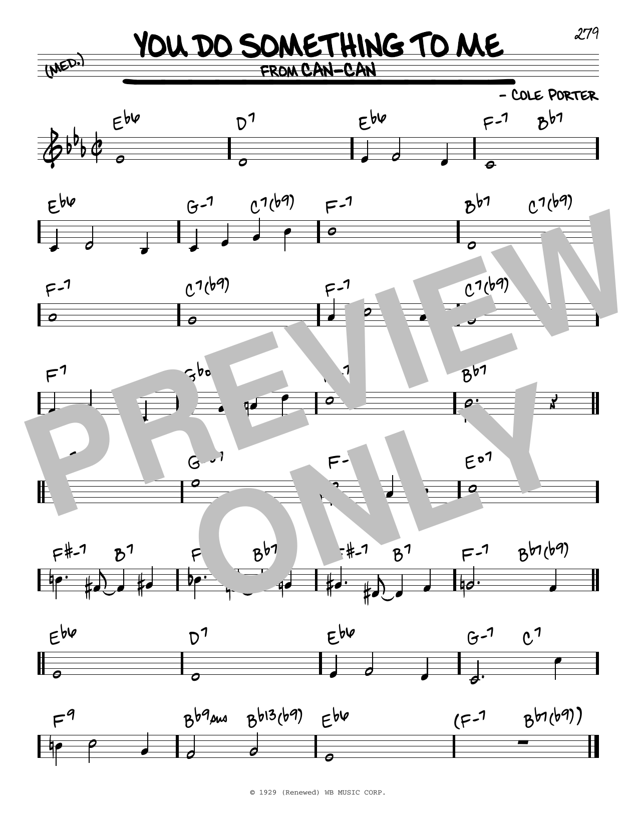 Download Cole Porter You Do Something To Me Sheet Music