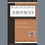 Download or print You Know Not What You Do Sheet Music Printable PDF 7-page score for Sacred / arranged TTBB Choir SKU: 430989.