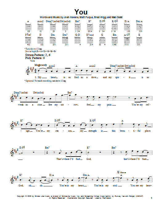 Download The Afters You Sheet Music