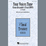 Download or print Your Voices Tune (from Alexander's Feast) Sheet Music Printable PDF 5-page score for Festival / arranged SATB Choir SKU: 97917.