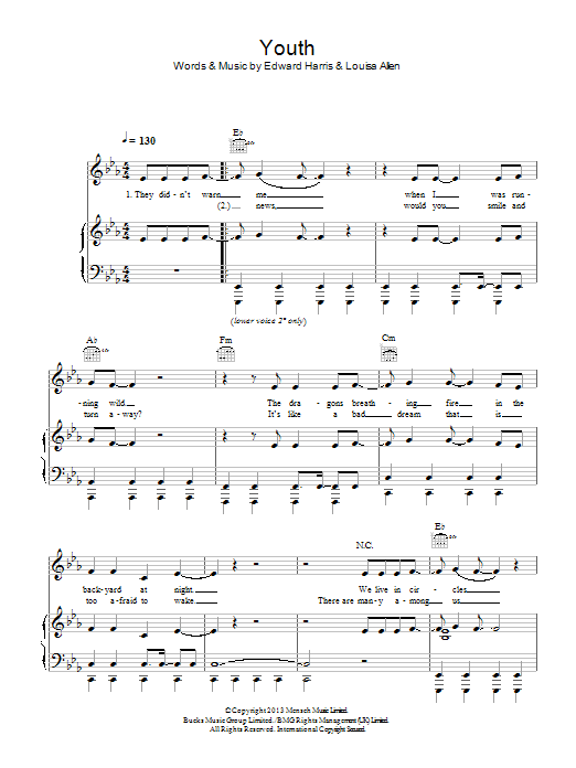 Download Foxes Youth Sheet Music
