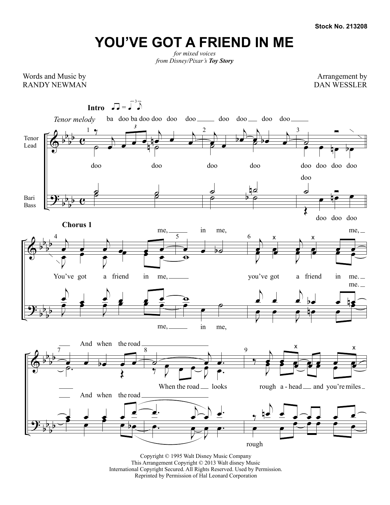 Download Randy Newman You've Got A Friend In Me (from Toy Sto Sheet Music