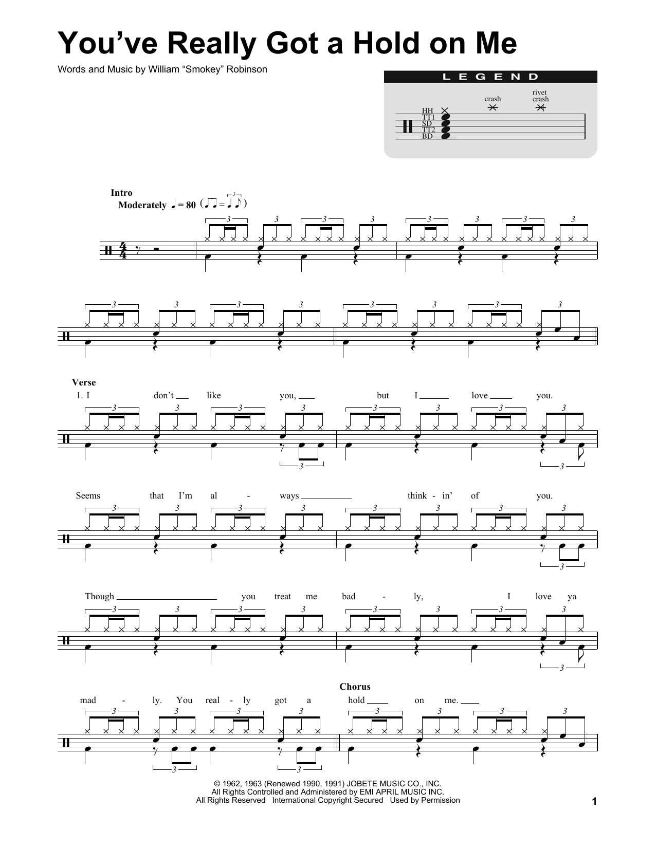 Download The Beatles You've Really Got A Hold On Me Sheet Music